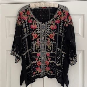 Johnny Was blouse black